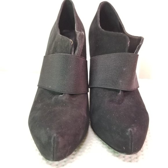 Jessica Simpson Women's Ankle Booties High Chunky Heel Black Size 8 - Picture 4 of 7
